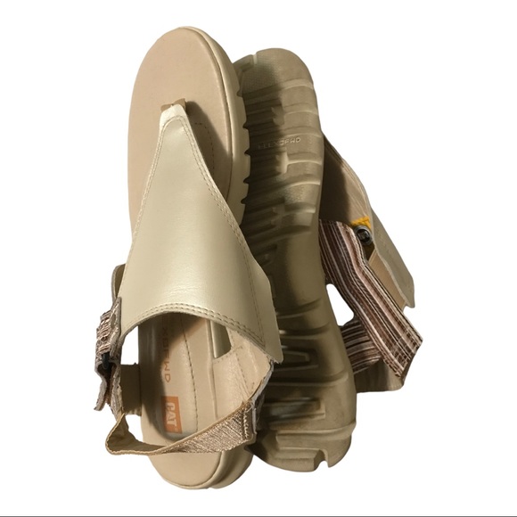 CAT Caterpillar Leather Sandals - Picture 5 of 6